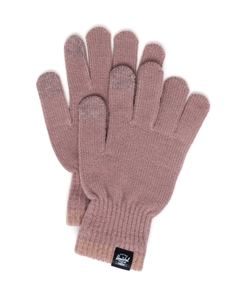 Herschel Supply Co Classic Stripe Gloves - Ash Rose