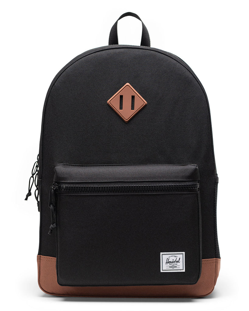 Herschel Supply Co Heritage™ Youth Backpack - Black / Saddle Brown