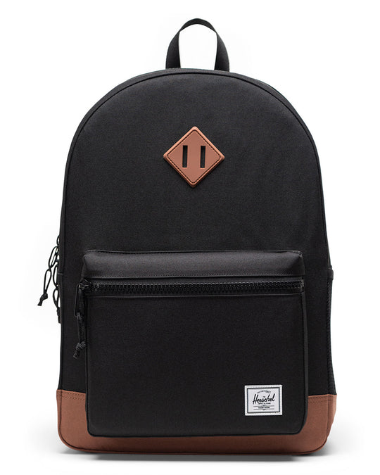 Herschel Supply Co Heritage™ Youth Backpack - Black / Saddle Brown
