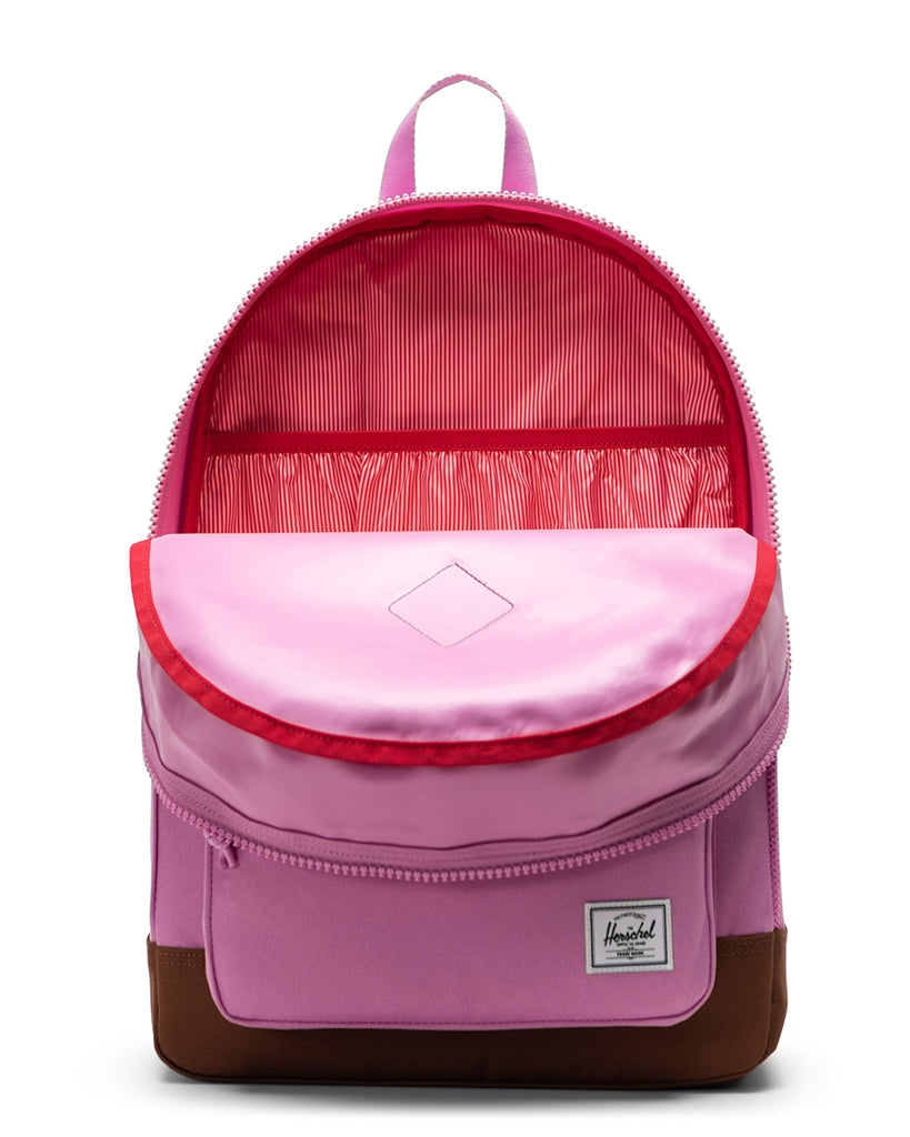 Herschel Supply Co Heritage™ Youth Backpack - Opera Mauve / Saddle Brown