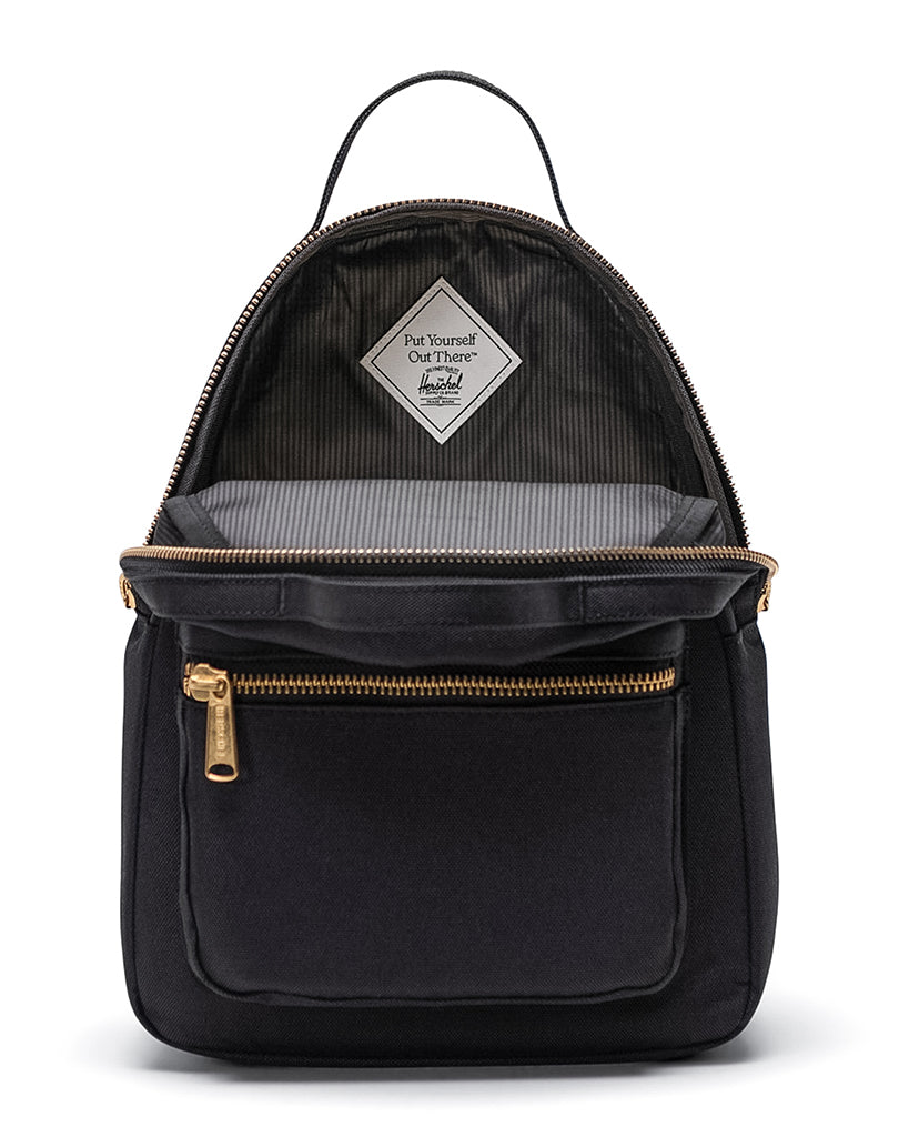 black herschel backpack with gold zipper Herschel Supply Co Nova™ Mini Backpack - Black