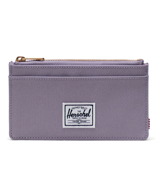 Herschel Supply Co Oscar II RFID Zip Wallet - Lavender Gray