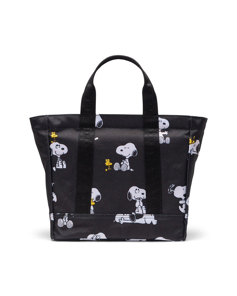 Herschel Supply Co Peanuts® Herschel Heritage™ Small Tote - Snoopy and Woodstock Black