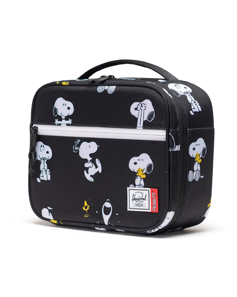 Herschel Supply Co Peanuts® Pop Quiz Lunch Bag Little Herschel - Snoopy and Woodstock Black