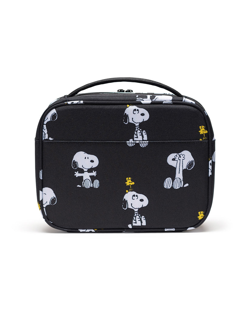 Herschel Supply Co Peanuts® Pop Quiz Lunch Bag Little Herschel - Snoopy and Woodstock Black