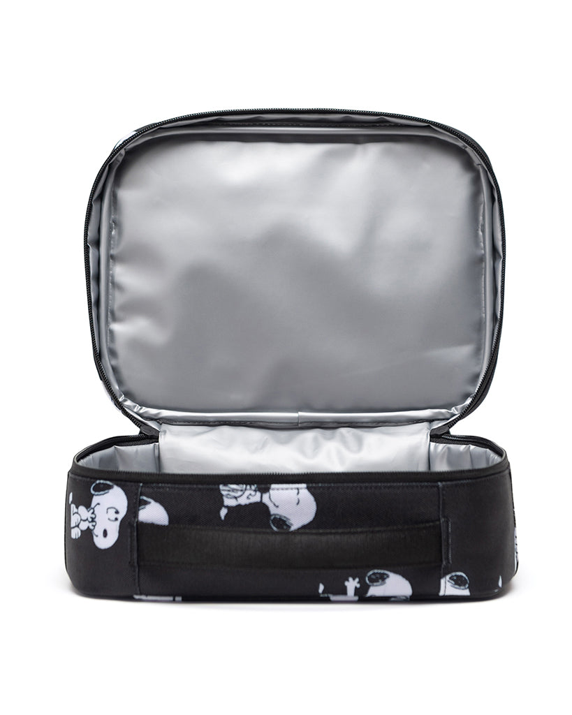 Herschel Supply Co Peanuts® Pop Quiz Lunch Bag Little Herschel - Snoopy and Woodstock Black