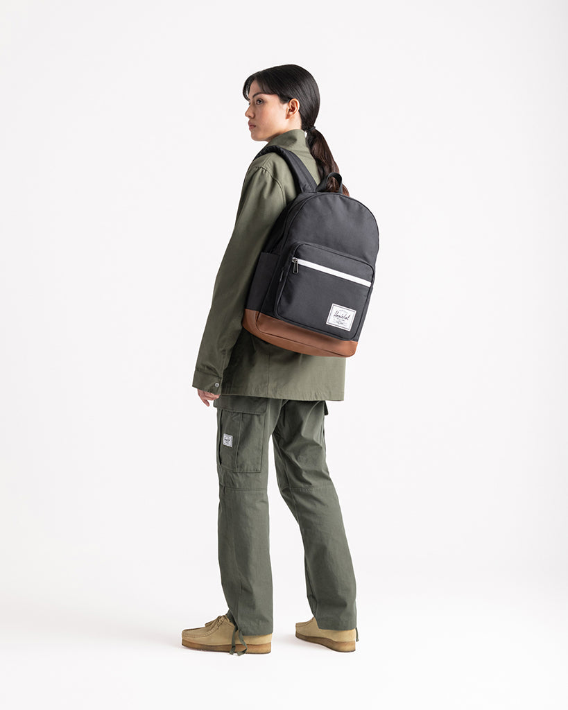 herschel backpack pop quiz vs fjallraven 20 Herschel Supply Co Pop Quiz Backpack - Raven Crosshatch