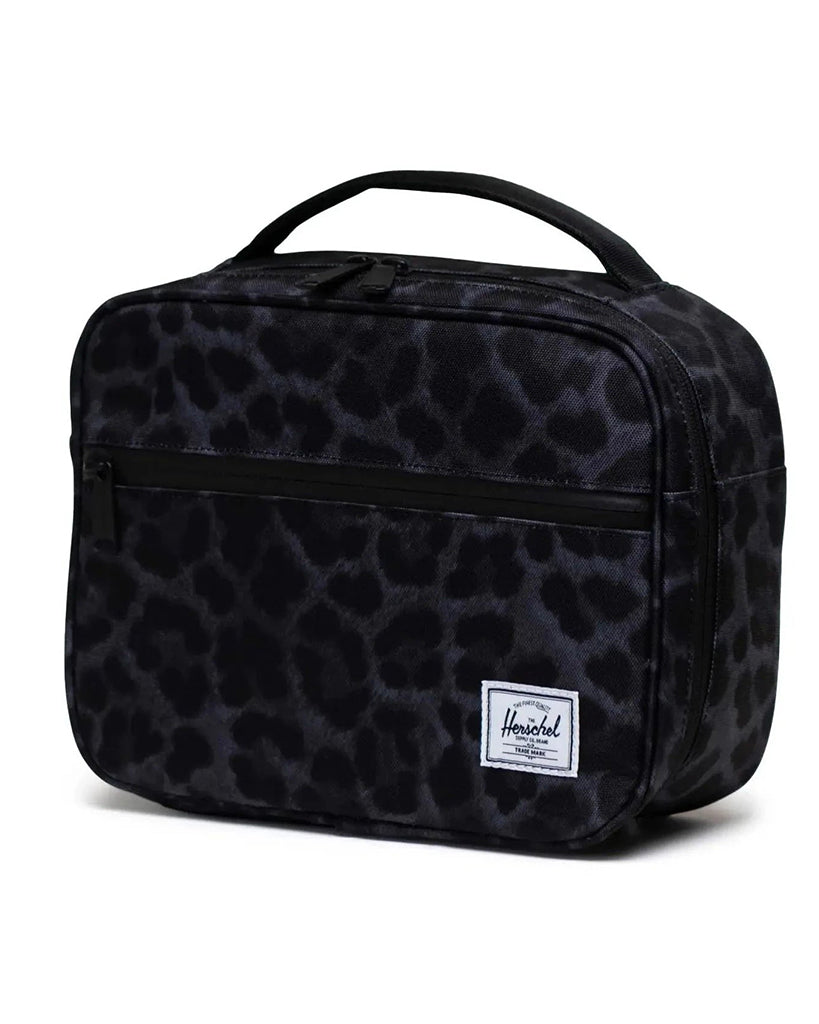 Herschel Supply Co Pop Quiz Lunch Bag - Digi Leopard Black