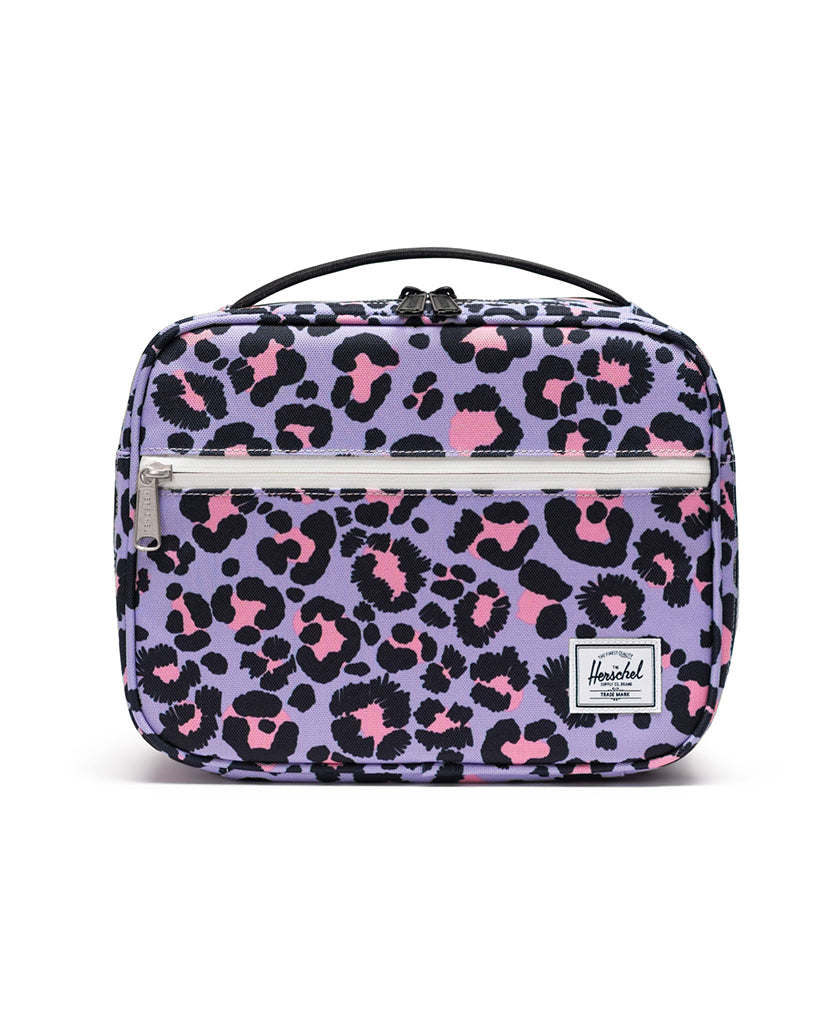 Herschel Supply Co Pop Quiz Lunch Bag Little Herschel - Scribble Leopard Sachet pink