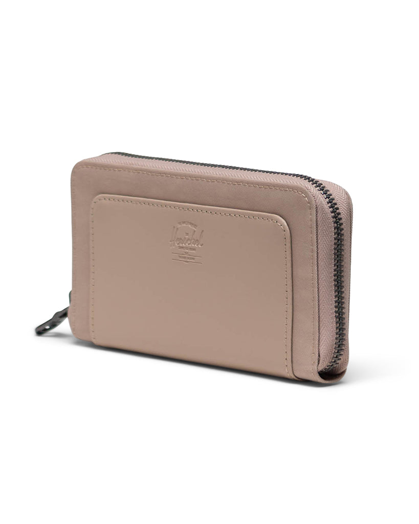 Herschel Supply Co Thomas RFID Clutch Zip Wallet - Light Taupe