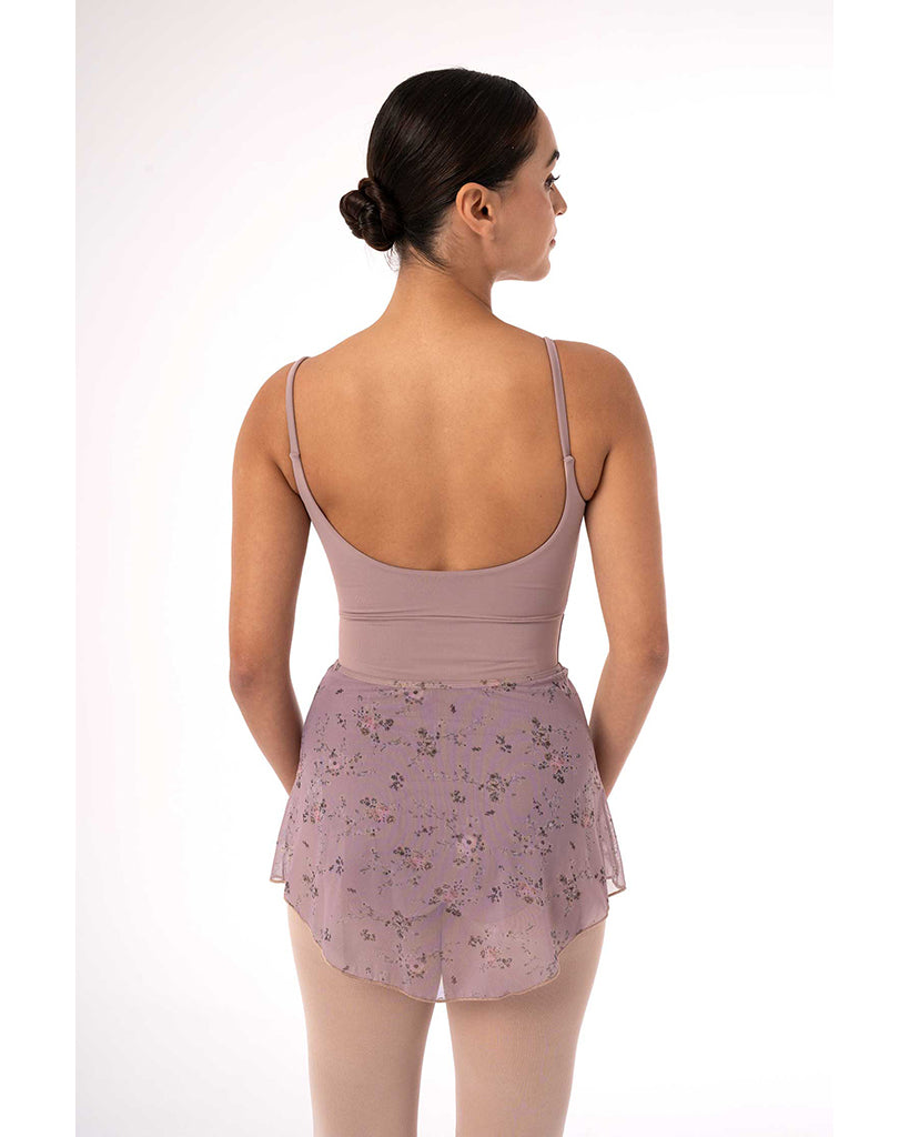 Intermezzo Flor Petite Fleur Printed Floral Tulle Pull On Skirt - 7012 Womens