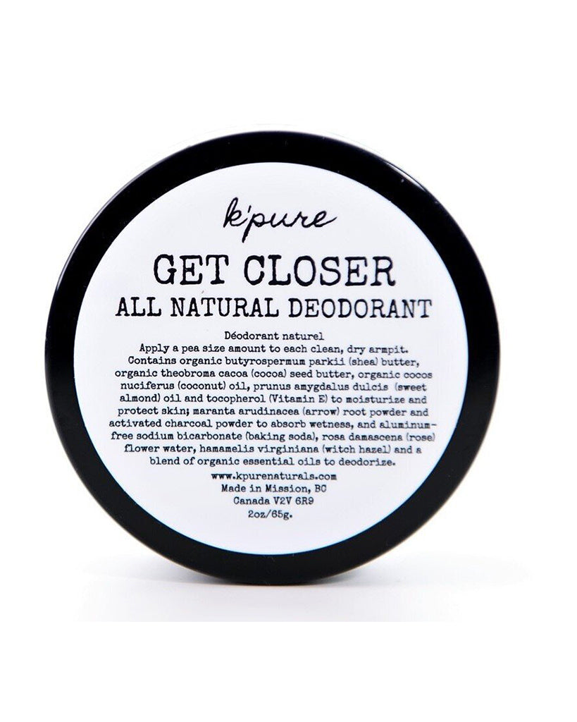 K'pure Naturals Get Closer All Natural Deodorant Original 2oz