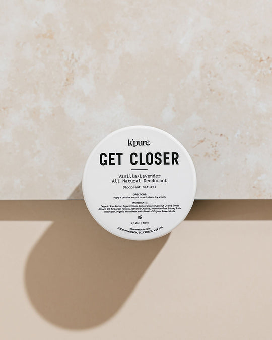 K'pure Naturals Get Closer All Natural Deodorant Vanilla and Lavender 2oz