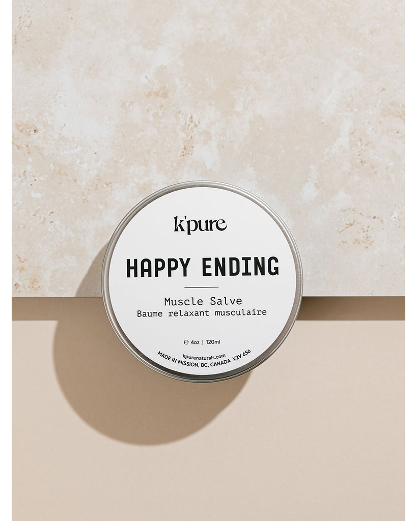 K'pure Naturals Happy Ending Muscle Salve 4 oz