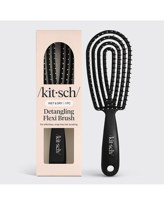 Kitsch Detangling Flexi Brush - Black