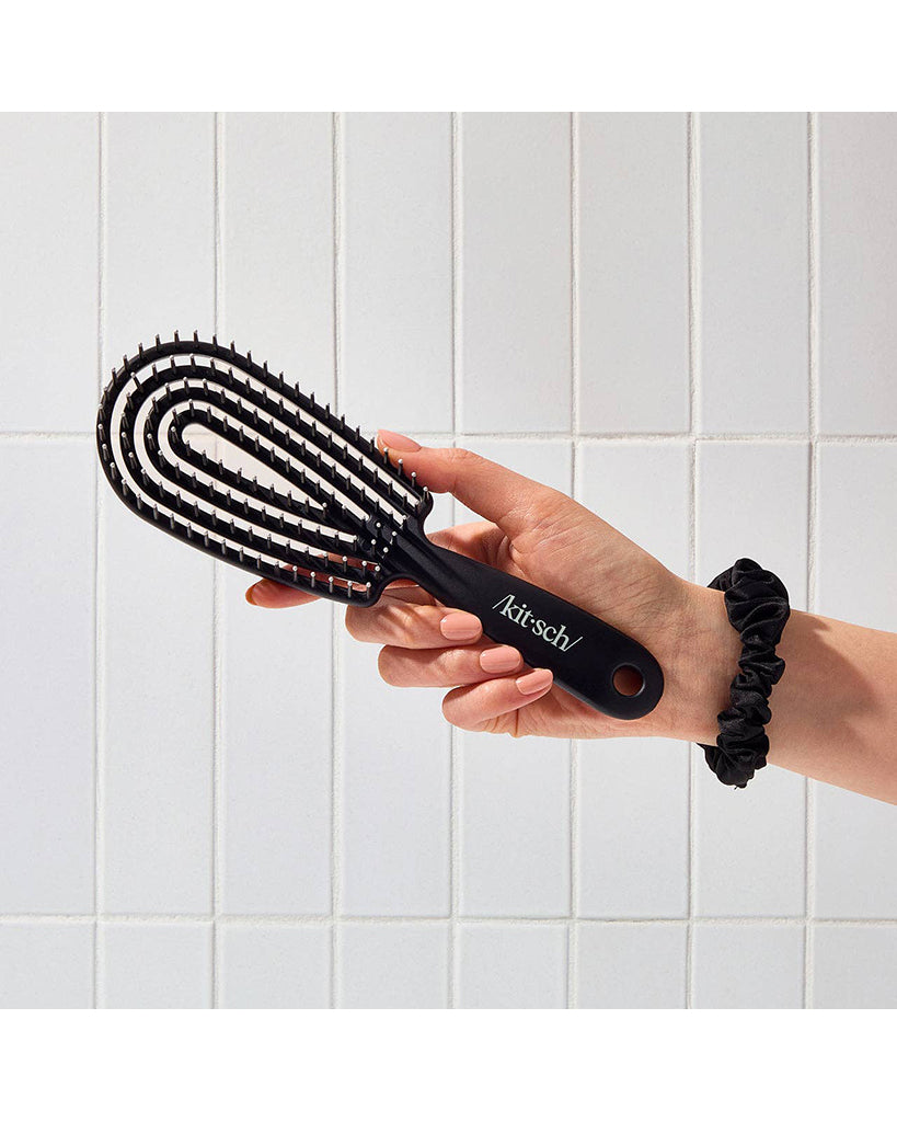 Kitsch Detangling Flexi Brush - Black