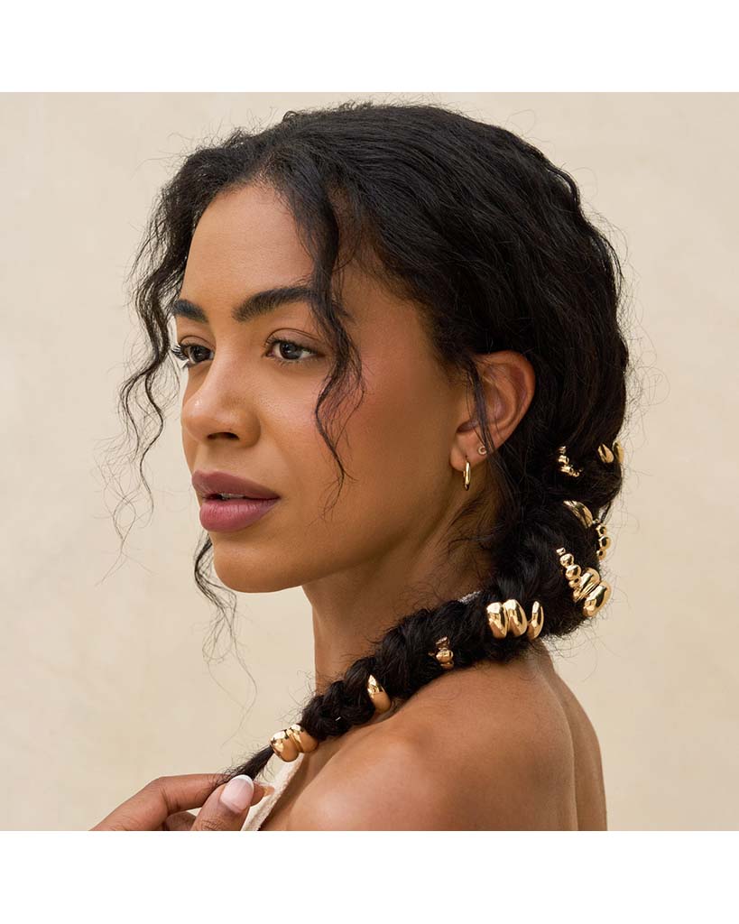 Kitsch Gold Metal Pony Pins 3 Pc Set