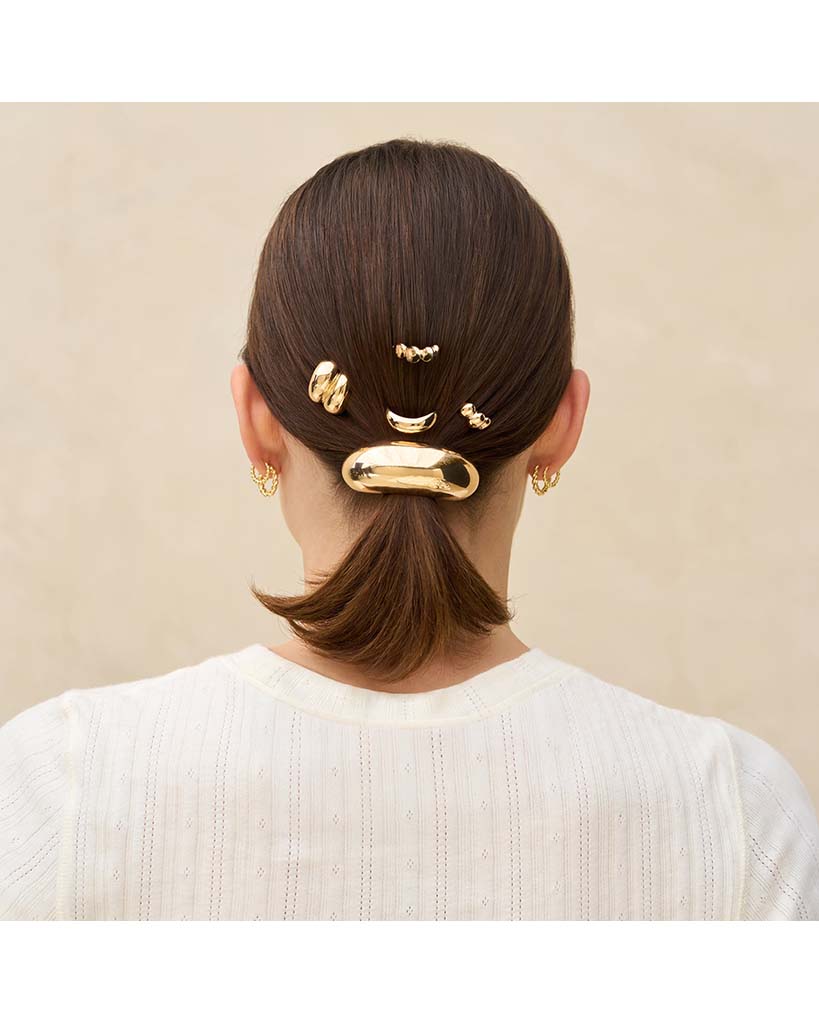 Kitsch Gold Metal Pony Pins 3 Pc Set