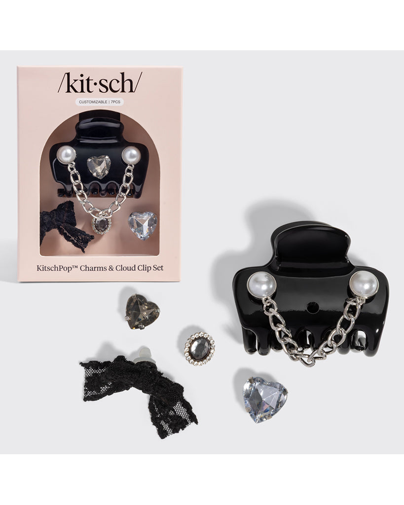 Kitsch Kitschpop™️ Cloud Clip 7pc Set - Vintage Black