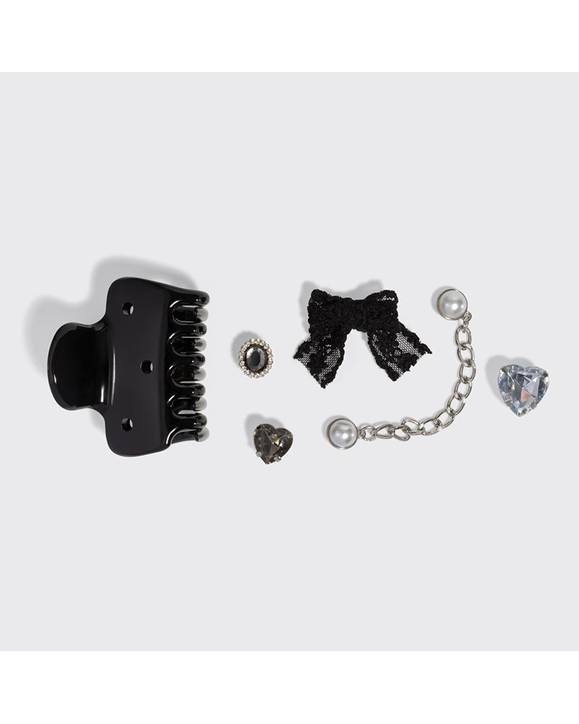 Kitsch Kitschpop™️ Cloud Clip 7pc Set - Vintage Black