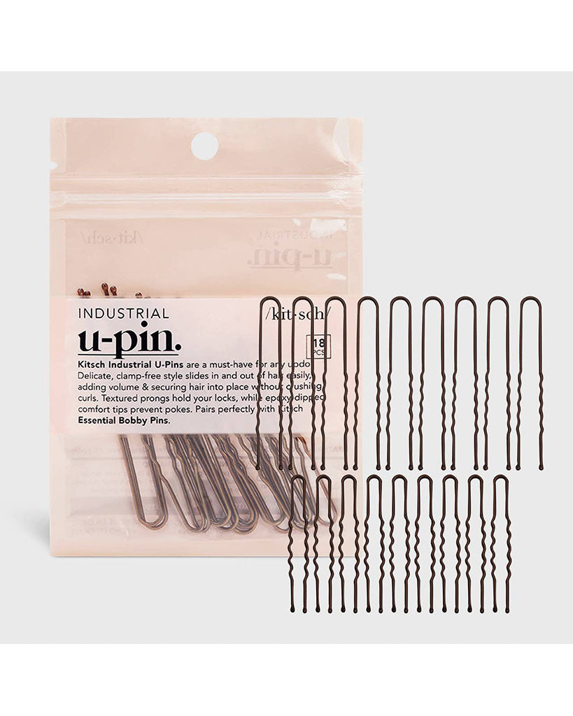 Kitsch Kitschpro U Pins - Brown