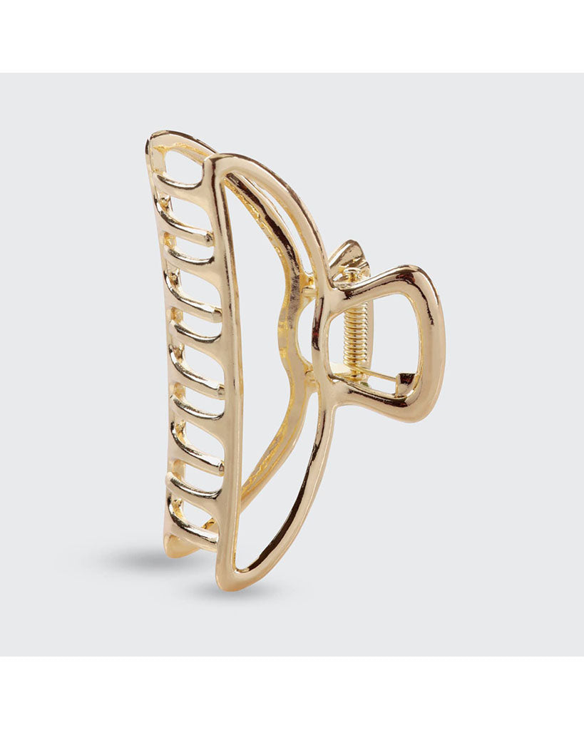 Kitsch Open Shape Claw Clip - Gold