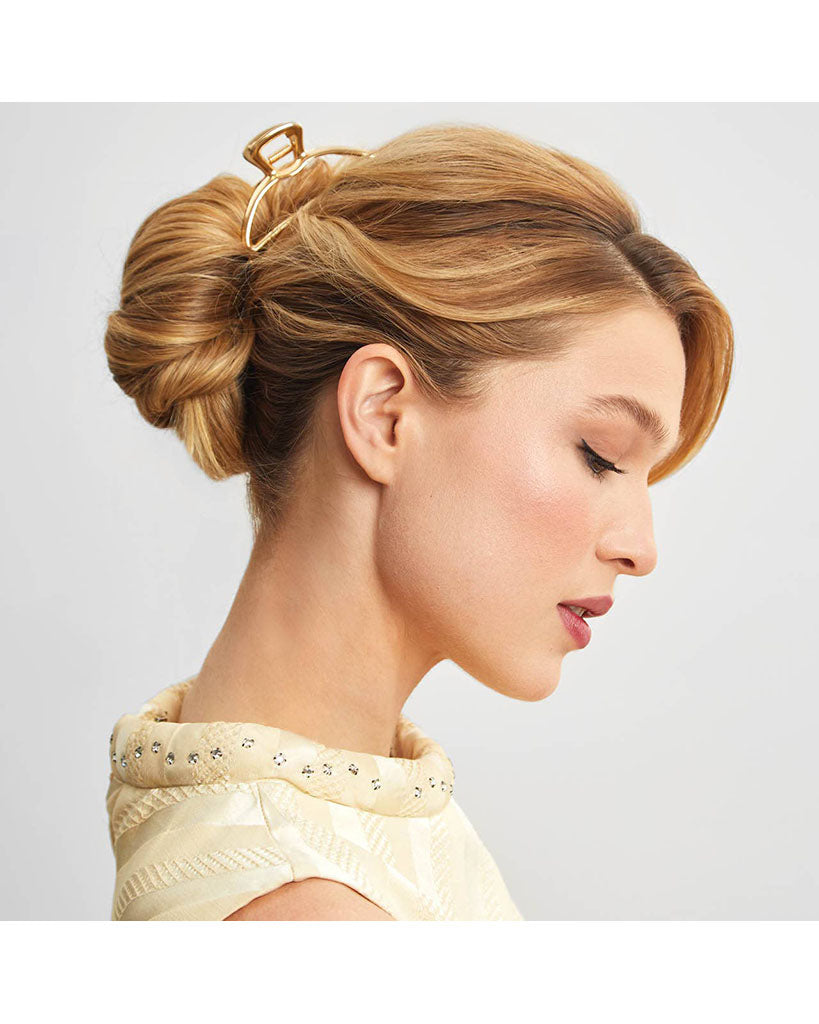 Kitsch Open Shape Claw Clip - Gold