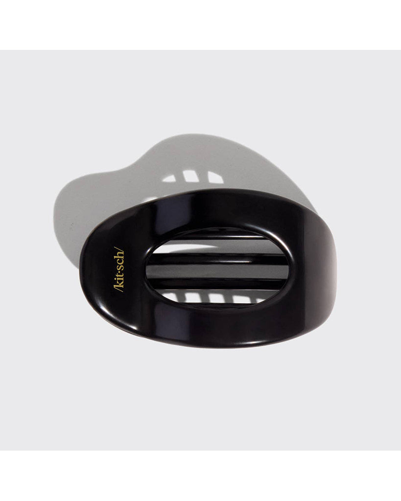 Kitsch Recycled Plastic Flat Cloud Clip Medium - Black