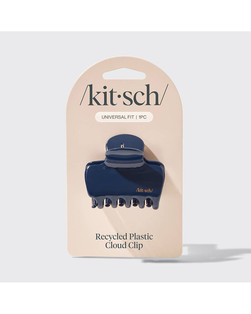 Kitsch Recycled Plastic Puffy Cloud Clip 1pc - Blue Orchid