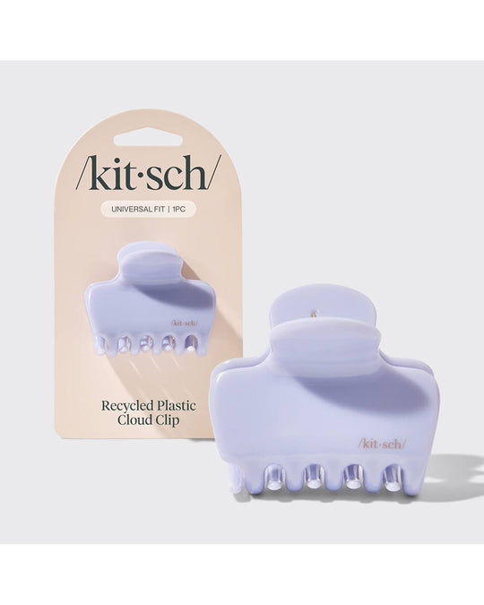 Kitsch Recycled Plastic Puffy Cloud Clip 1pc - Hydrangea Breeze