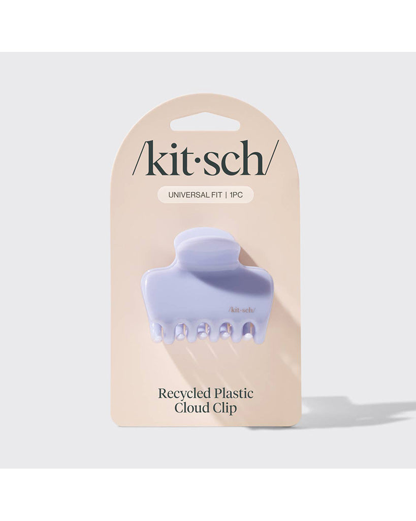 Kitsch Recycled Plastic Puffy Cloud Clip 1pc - Hydrangea Breeze