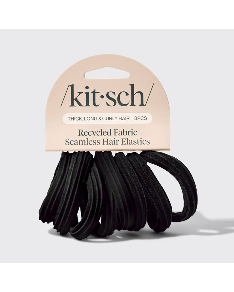 Kitsch Recycled Seamless Hair Elastics 8pc Set