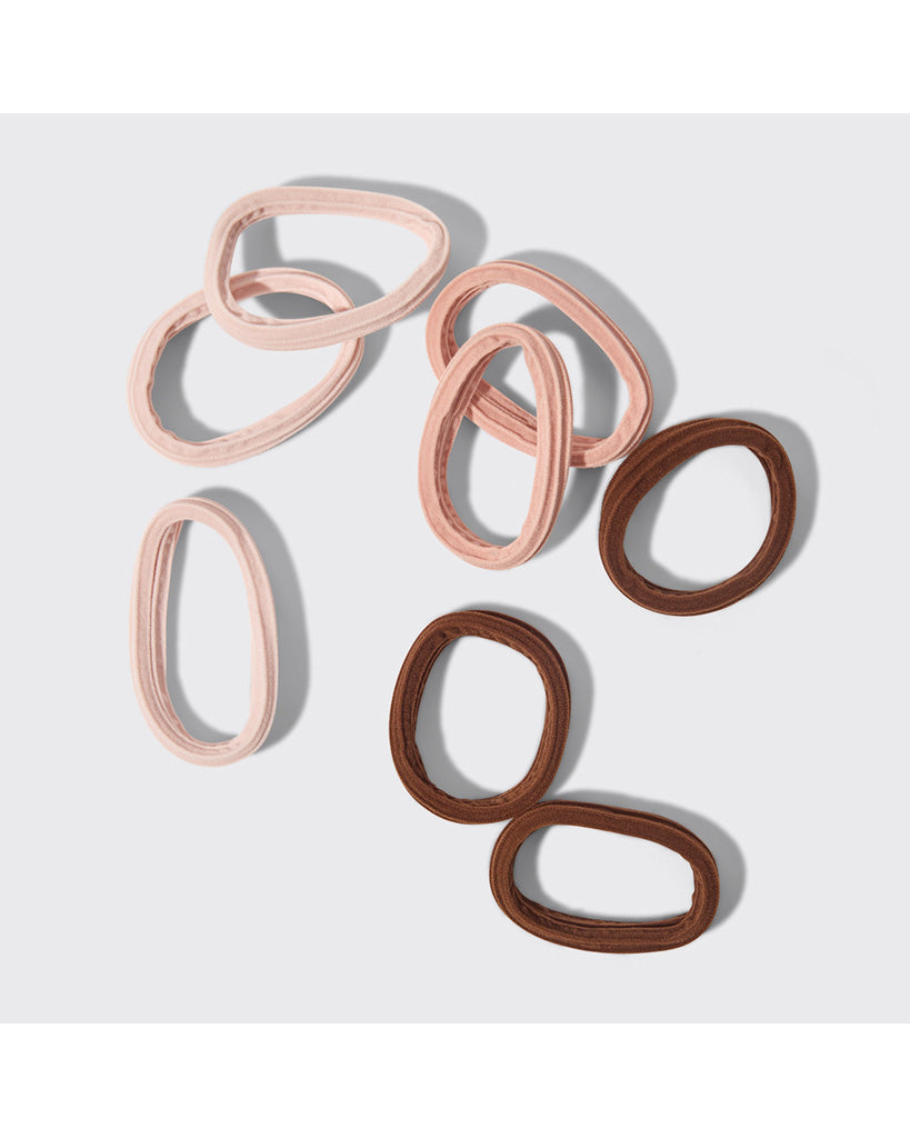 Kitsch Recycled Seamless Hair Elastics 8pc Set