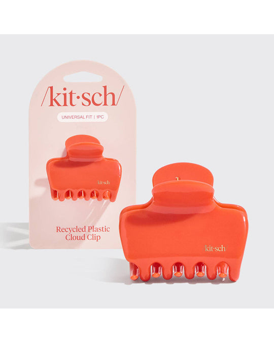 Kitsch Recycled Plastic Medium Cloud Clip - Cherry