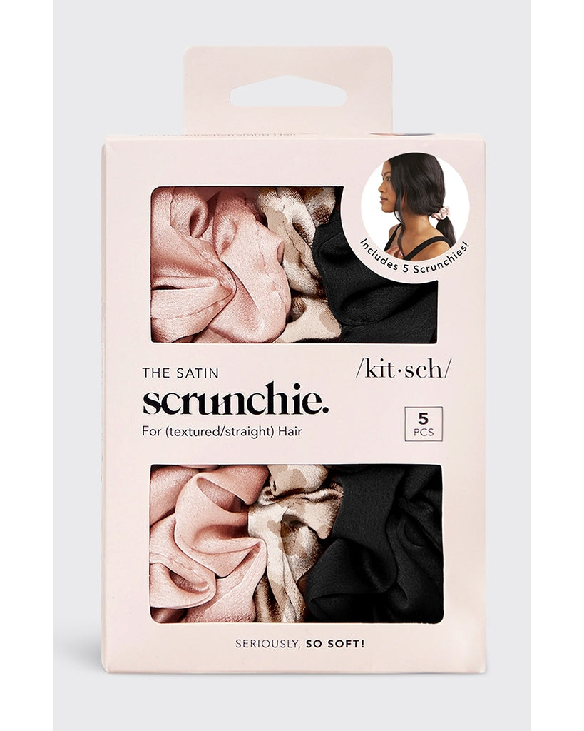 Kitsch Satin Sleep Scrunchies 5pc