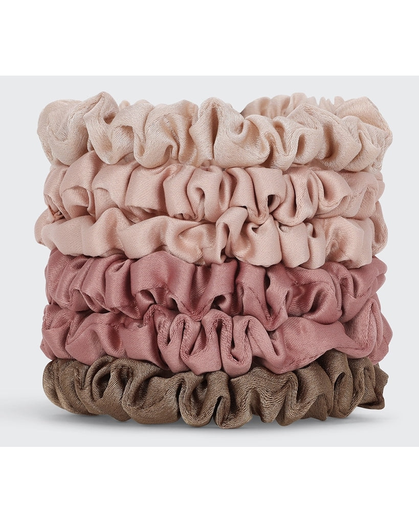 Kitsch Ultra Petite Satin Scrunchies 6pc