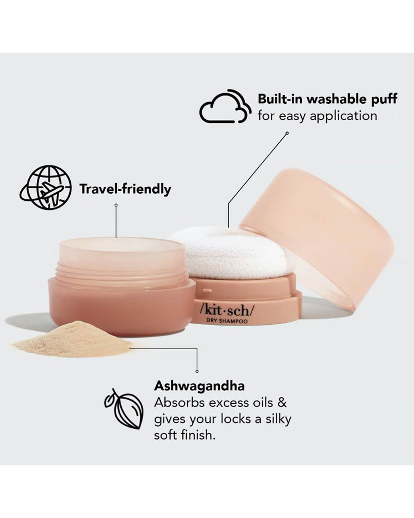 Kitsch Volumizing Rice Protein Dry Shampoo - Light Tinted Powder