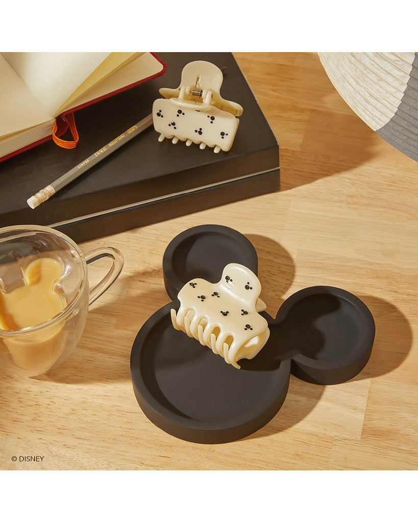 Kitsch & Mickey and Minnie Recycled Puffy Claw Clip 1 pc - Cream