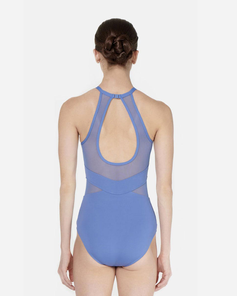 Lulli Dancewear Meredith High Neck Mesh Sweetheart Camisole Leotard - LUB822 Womens