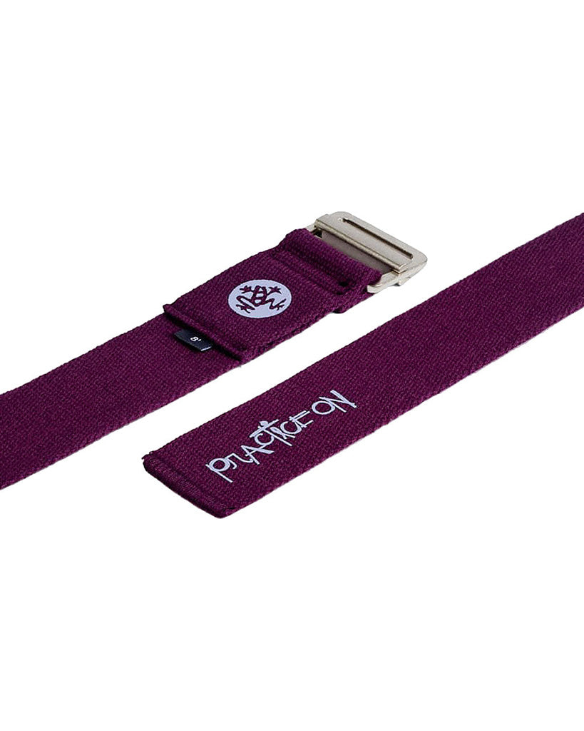 Manduka AligN Yoga Strap 8' - Indulge Purple