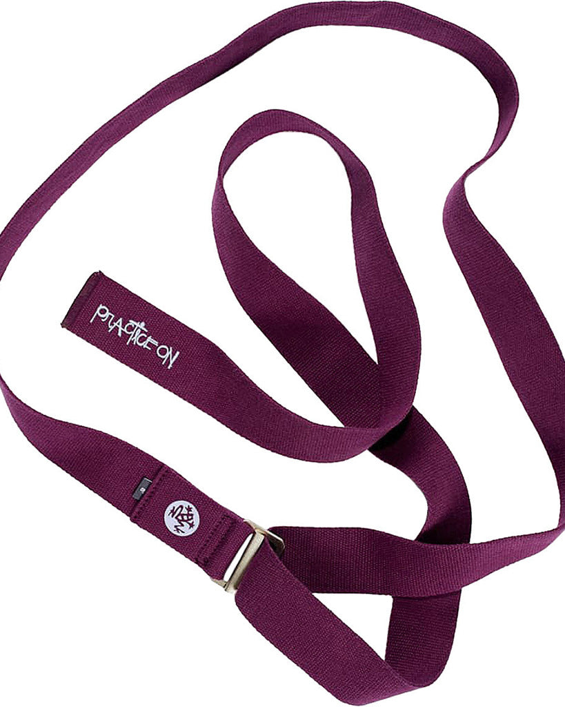 Manduka AligN Yoga Strap 8' - Indulge Purple