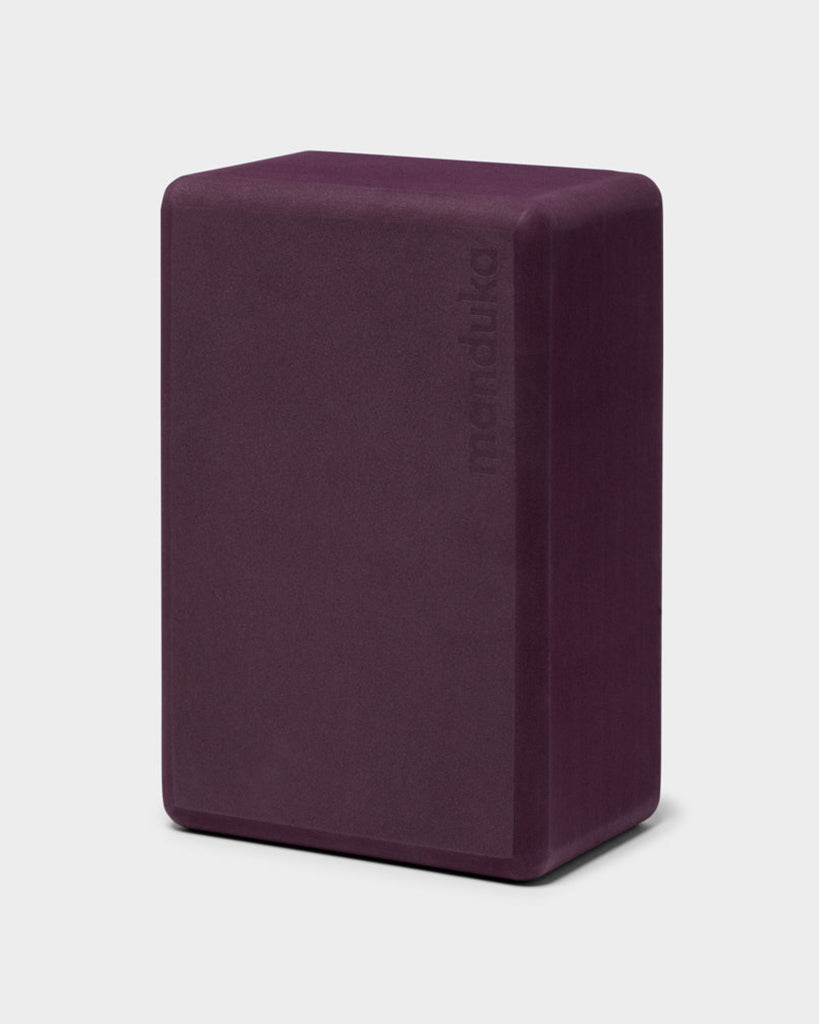 Manduka Recycled Foam Yoga Block - Indulge Purple