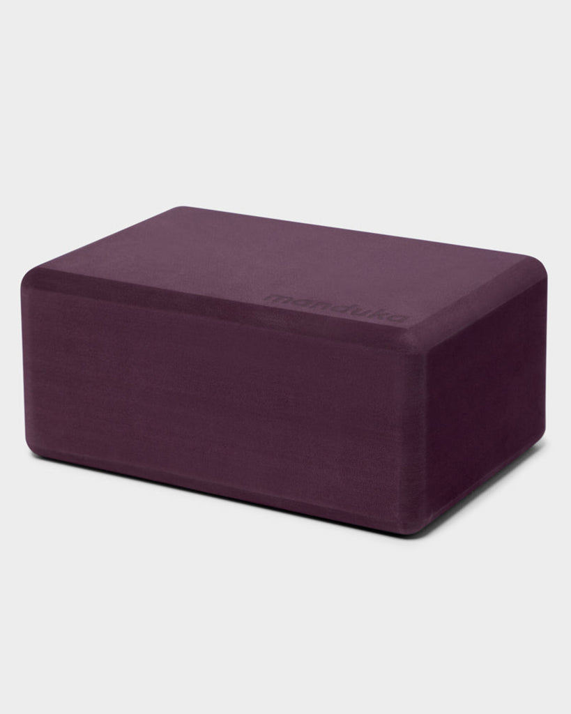 Manduka Recycled Foam Yoga Block - Indulge Purple