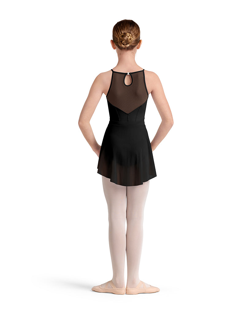 Mirella Kaleidoscope Velvet Detail Pull-On Ballet Skirt - MS10002C Girls