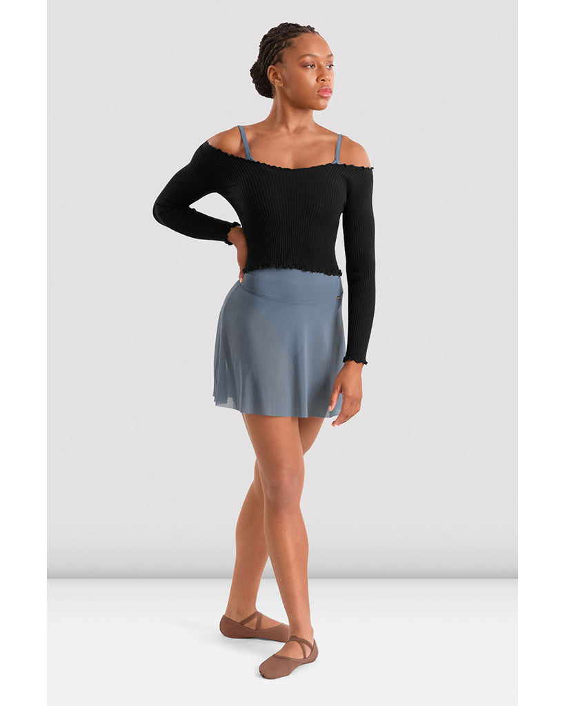 Mirella Ribbed Warm Up Long Sleeve Top - M30024L Women
