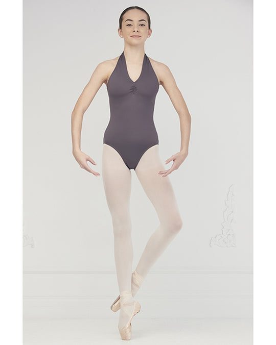 Mondor Eco Collection Pinch Front Halter Leotard - 1442 Womens