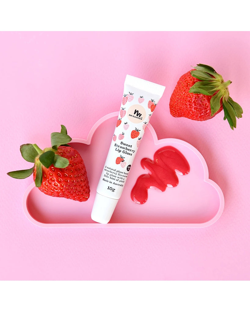 No Nasties Kids All Natural Strawberry Lip Gloss