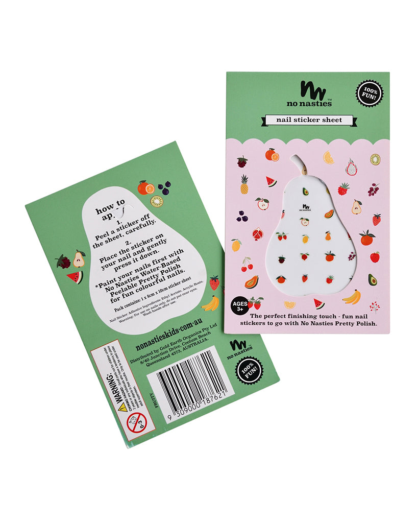 No Nasties Kids Nail Stickers