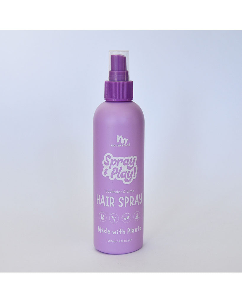 No Nasties Kids Natural Alcohol Free Hair Spray - Lavender / Fresh Lime
