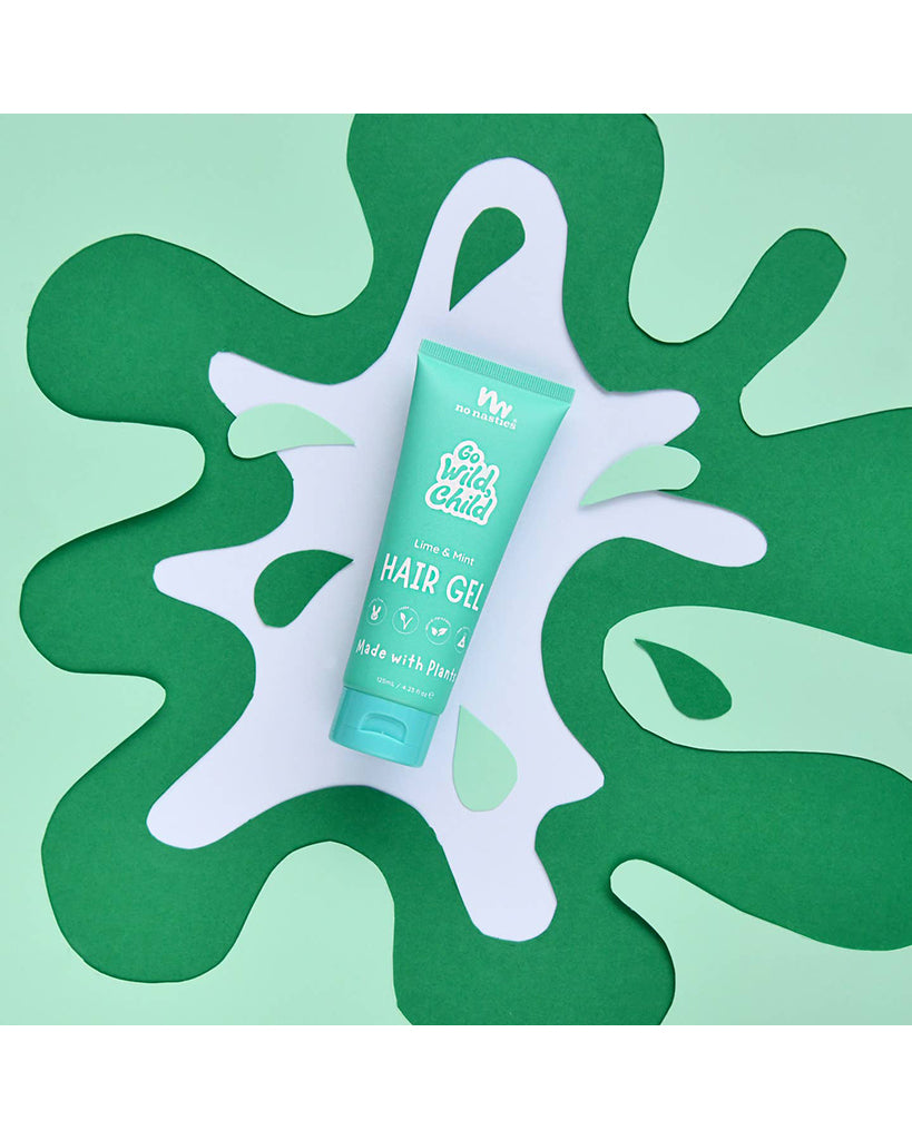 No Nasties Kids Natural Plant Based Hair Gel - Zesty Lime / Fresh Mint